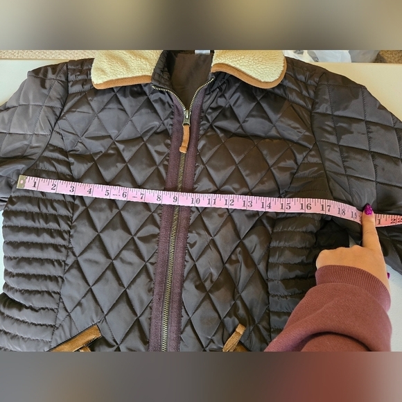 Jockey Brown Quilted Barn/Work Jacket Women's Size M. - Picture 7 of 7